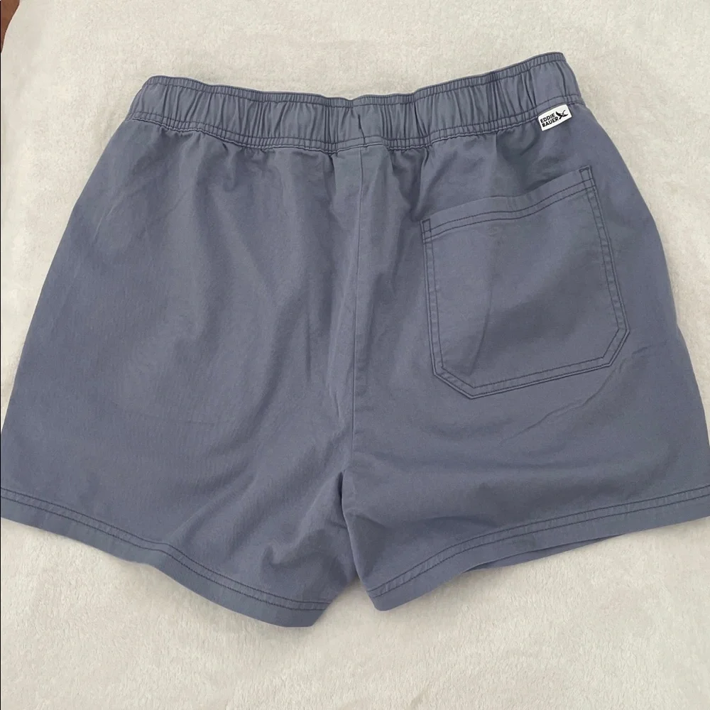 Eddie Bauer Washed Cotton Women's Drawstring Shorts - Picture 4 of 5